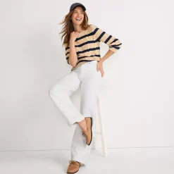 High Rise Wide Leg Denim Jeans
