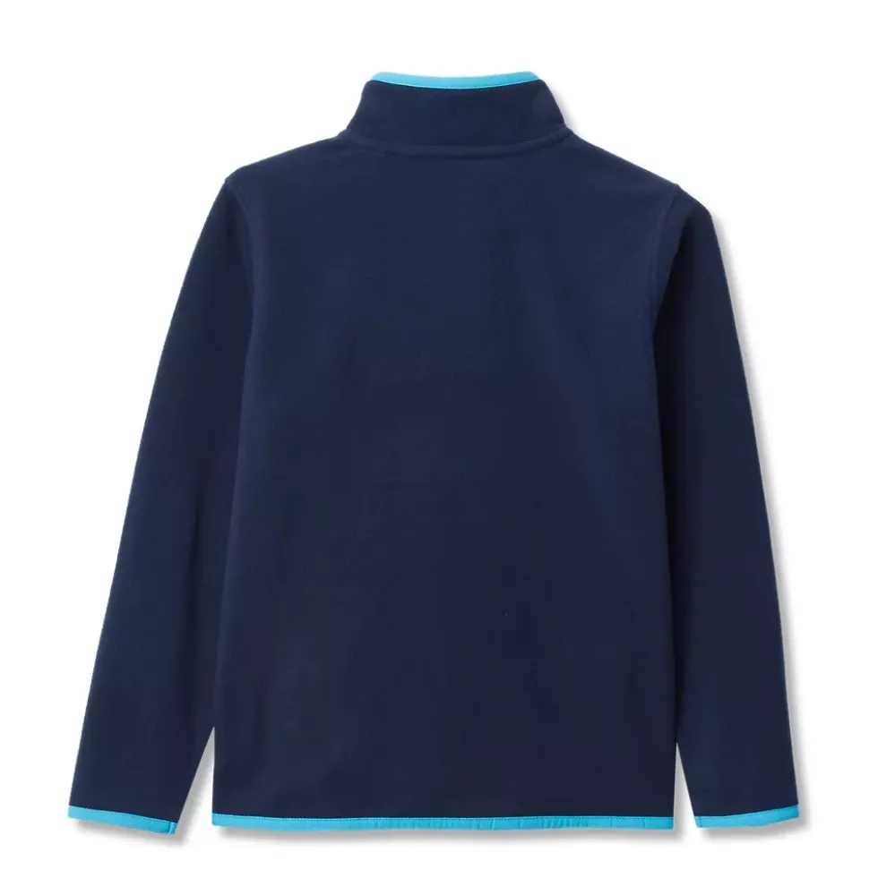 Kids Anyweather Fleece Snap Neck Pullover