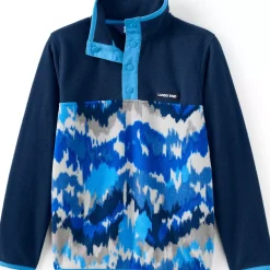 Kids Anyweather Fleece Snap Neck Pullover