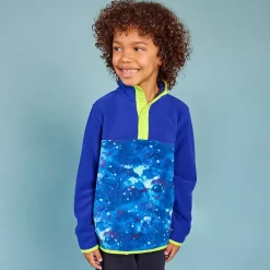 Kids Anyweather Fleece Snap Neck Pullover