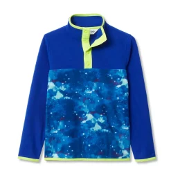 Kids Anyweather Fleece Snap Neck Pullover