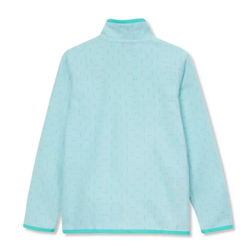 Kids Anyweather Fleece Snap Neck Pullover