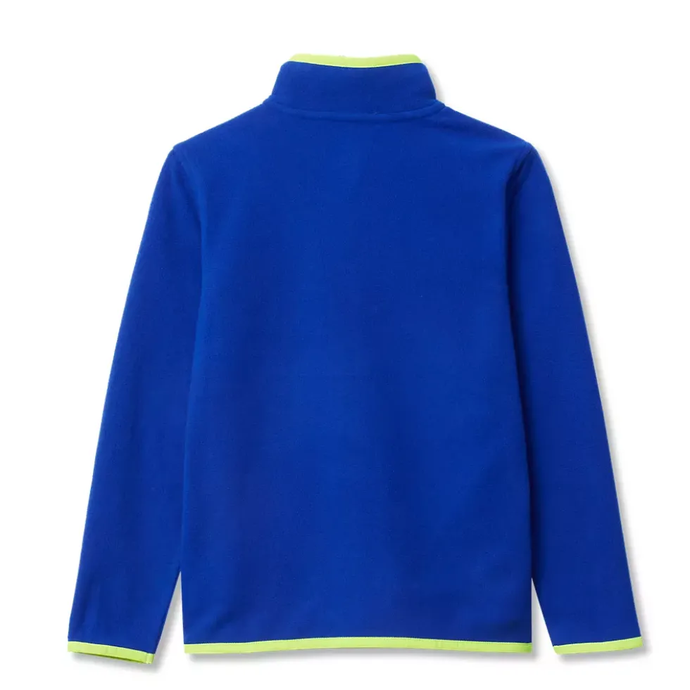 Kids Anyweather Fleece Snap Neck Pullover