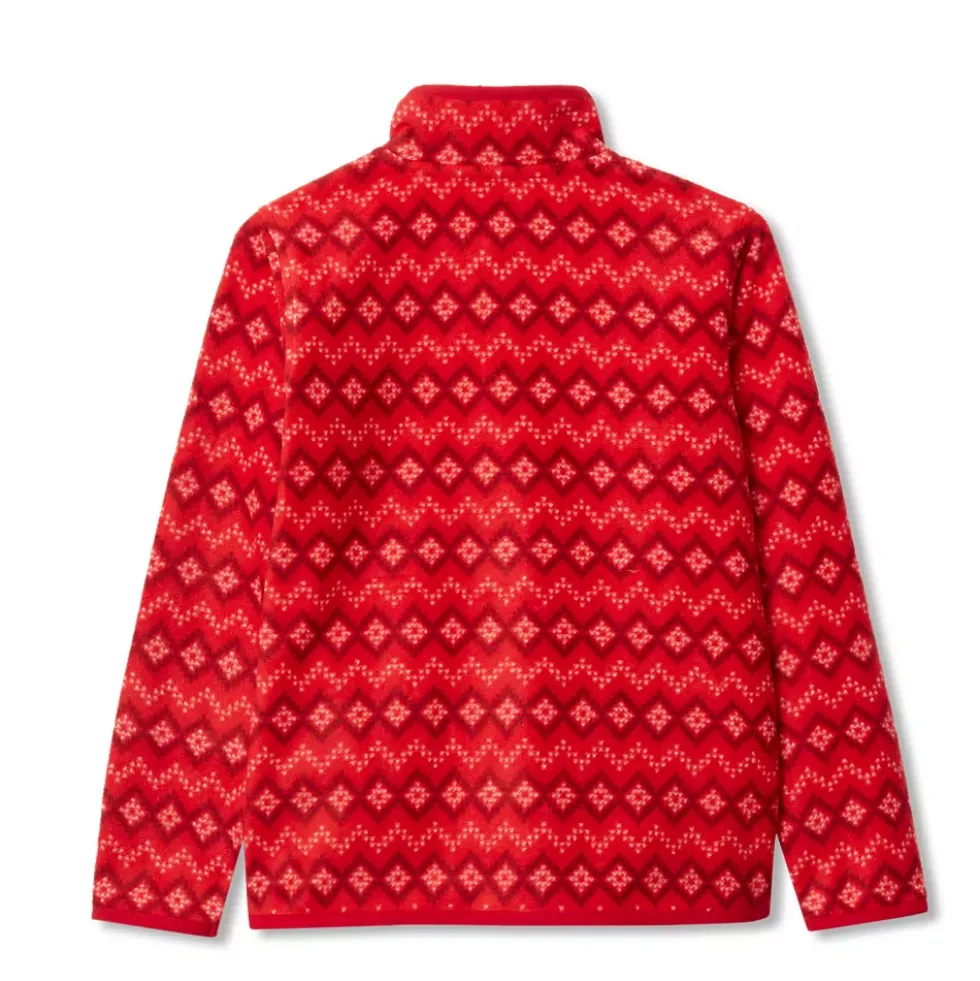 Kids Anyweather Fleece Snap Neck Pullover