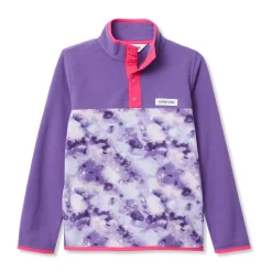 Kids Anyweather Fleece Snap Neck Pullover