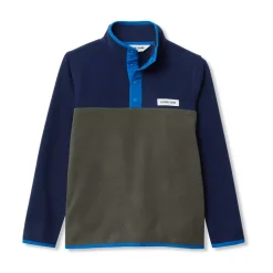 Kids Anyweather Fleece Snap Neck Pullover