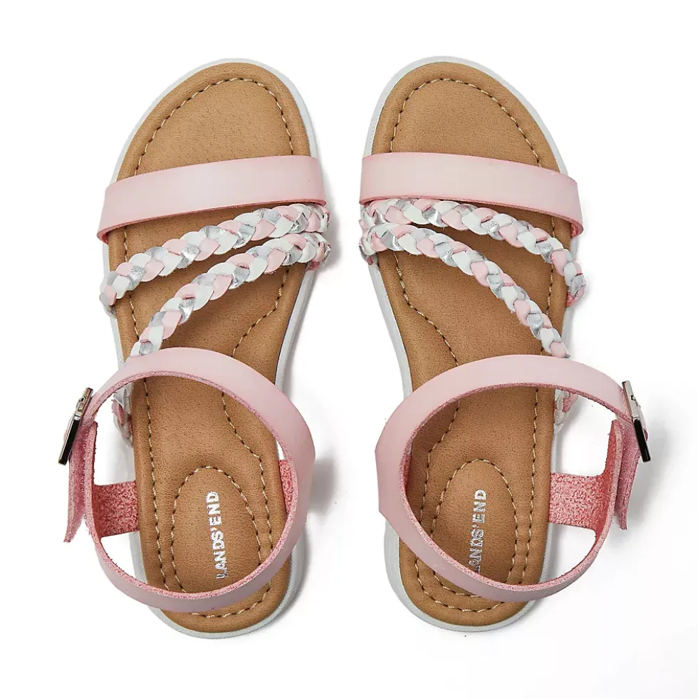 Kids Braided Easy On Dress Sandals