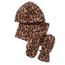 Kids Cozy Fleece Hat-Scarf-Gloves Set