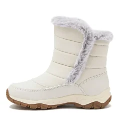 Kids Expedition Faux Fur Waterproof Puffer Snow Boots
