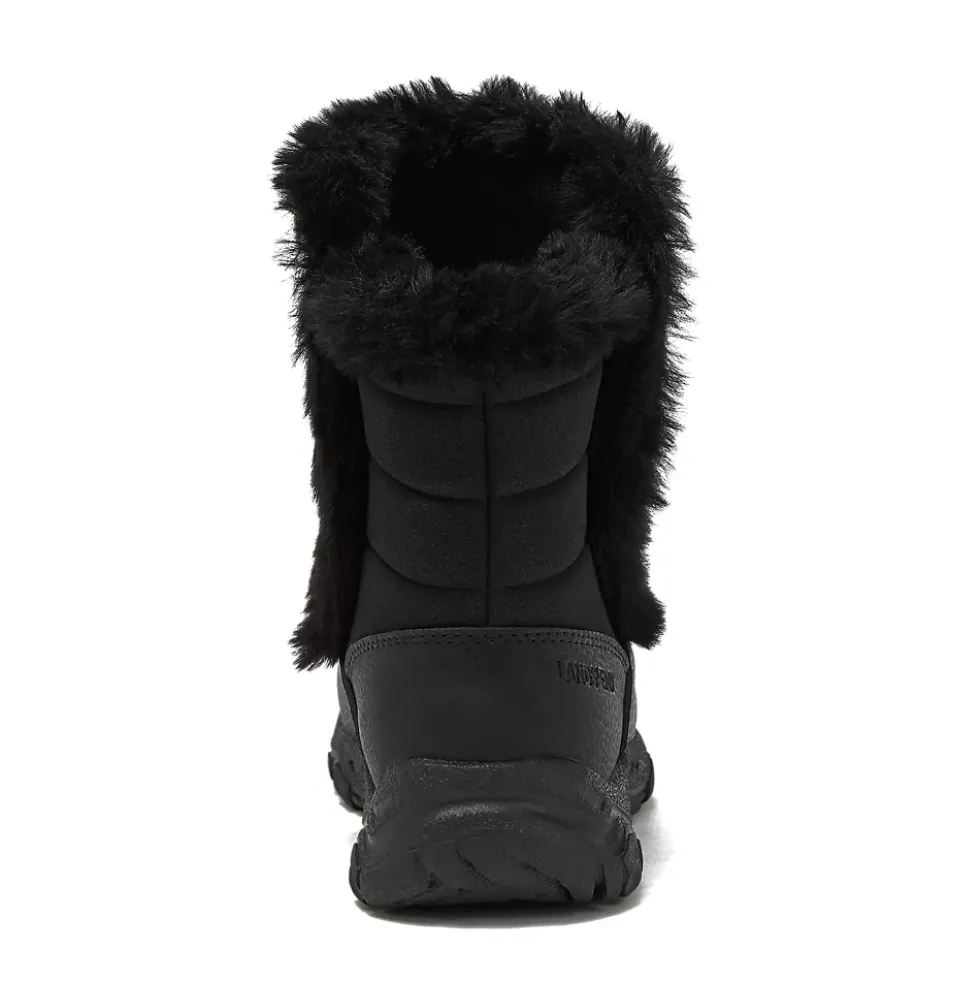 Kids Expedition Faux Fur Waterproof Puffer Snow Boots