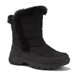 Kids Expedition Faux Fur Waterproof Puffer Snow Boots