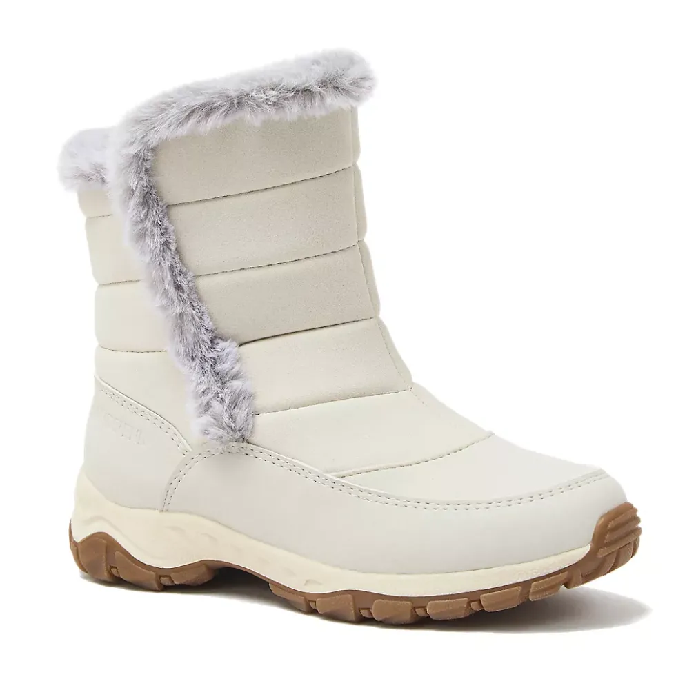 Kids Expedition Faux Fur Waterproof Puffer Snow Boots