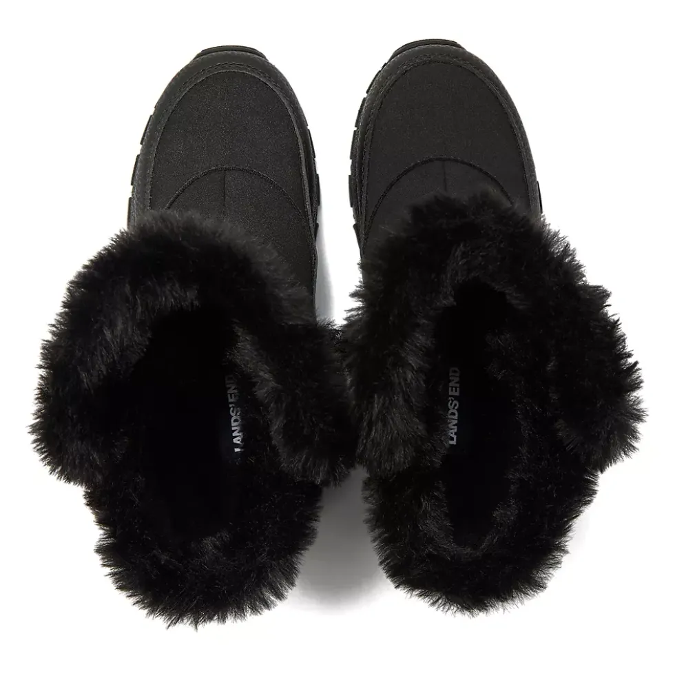 Kids Expedition Faux Fur Waterproof Puffer Snow Boots