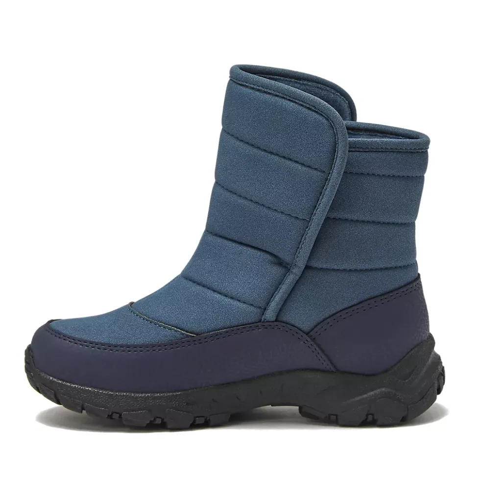 Kids Expedition Waterproof Puffer Snow Boots