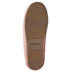 Kids Fuzzy Lined Shimmer Moccasin Slippers