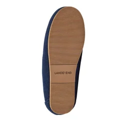 Kids Fuzzy Lined Suede Moccasin Slippers