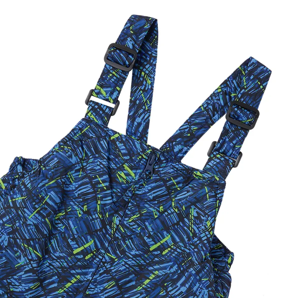 Kids Iron Knee Insulated Winter Snow Bibs