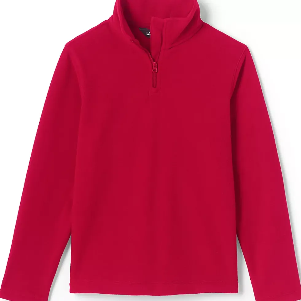 Kids Lightweight Fleece Quarter Zip Pullover