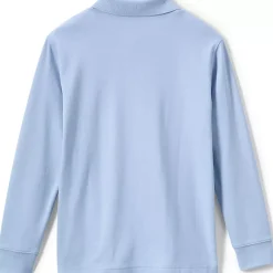 Kids Long Sleeve Interlock Polo Shirt