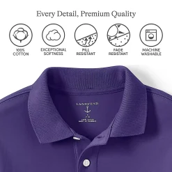 Kids Long Sleeve Interlock Polo Shirt