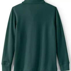 Kids Long Sleeve Mesh Polo Shirt
