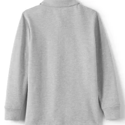 Kids Long Sleeve Mesh Polo Shirt