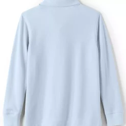 Kids Long Sleeve Mesh Polo Shirt