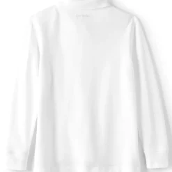 Kids Long Sleeve Mesh Polo Shirt