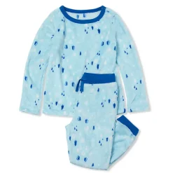 Kids Long Sleeve Plush Fleece Pajama Set