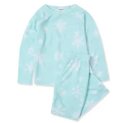 Kids Long Sleeve Pocket Fleece Pajama Set