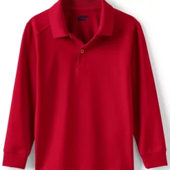 Kids Long Sleeve Rapid Dry Polo Shirt