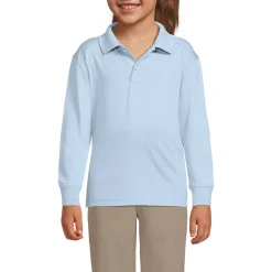 Kids Long Sleeve Rapid Dry Polo Shirt