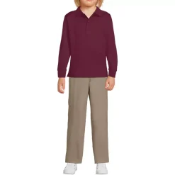 Kids Long Sleeve Rapid Dry Polo Shirt