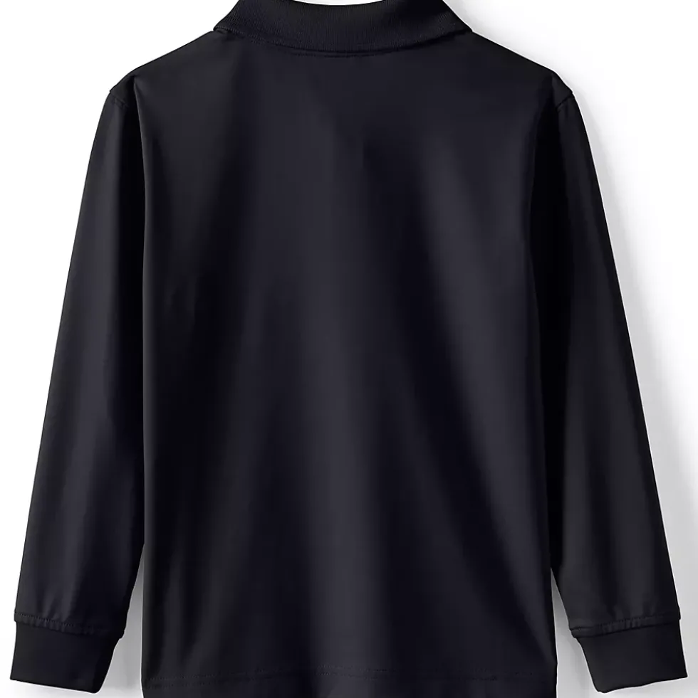 Kids Long Sleeve Rapid Dry Polo Shirt