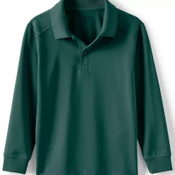 Kids Long Sleeve Rapid Dry Polo Shirt