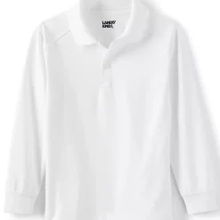 Kids Long Sleeve Rapid Dry Polo Shirt