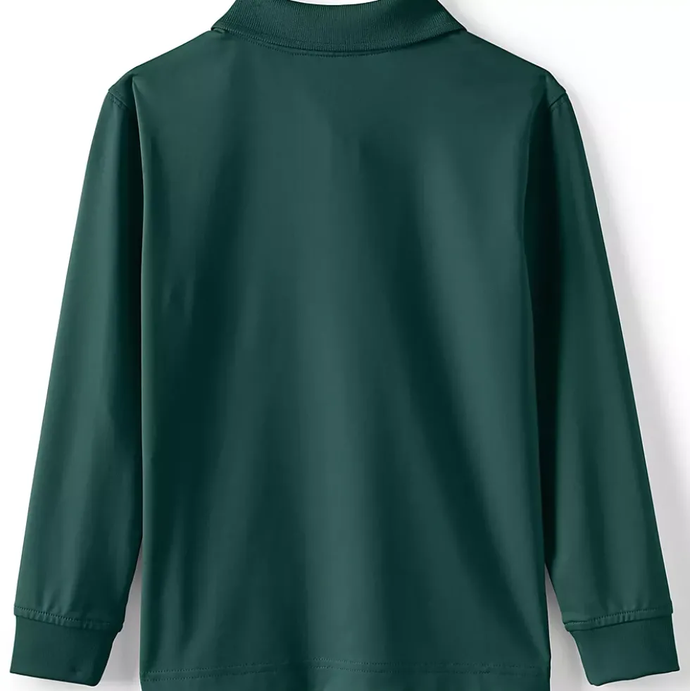 Kids Long Sleeve Rapid Dry Polo Shirt