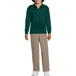 Kids Long Sleeve Rapid Dry Polo Shirt