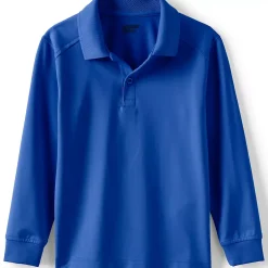 Kids Long Sleeve Rapid Dry Polo Shirt