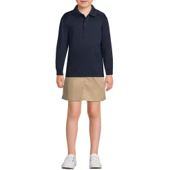 Kids Long Sleeve Rapid Dry Polo Shirt