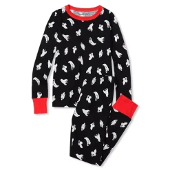 Kids Long Sleeve Top and Bottom Snug Fit Pajama Set