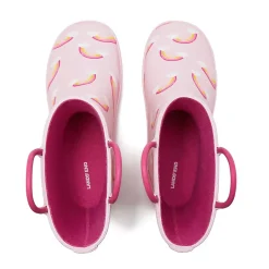 Kids Pull On Splash Rubber Rain Boots