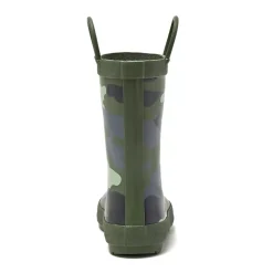 Kids Pull On Splash Rubber Rain Boots