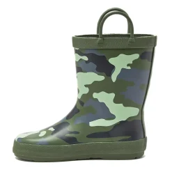 Kids Pull On Splash Rubber Rain Boots