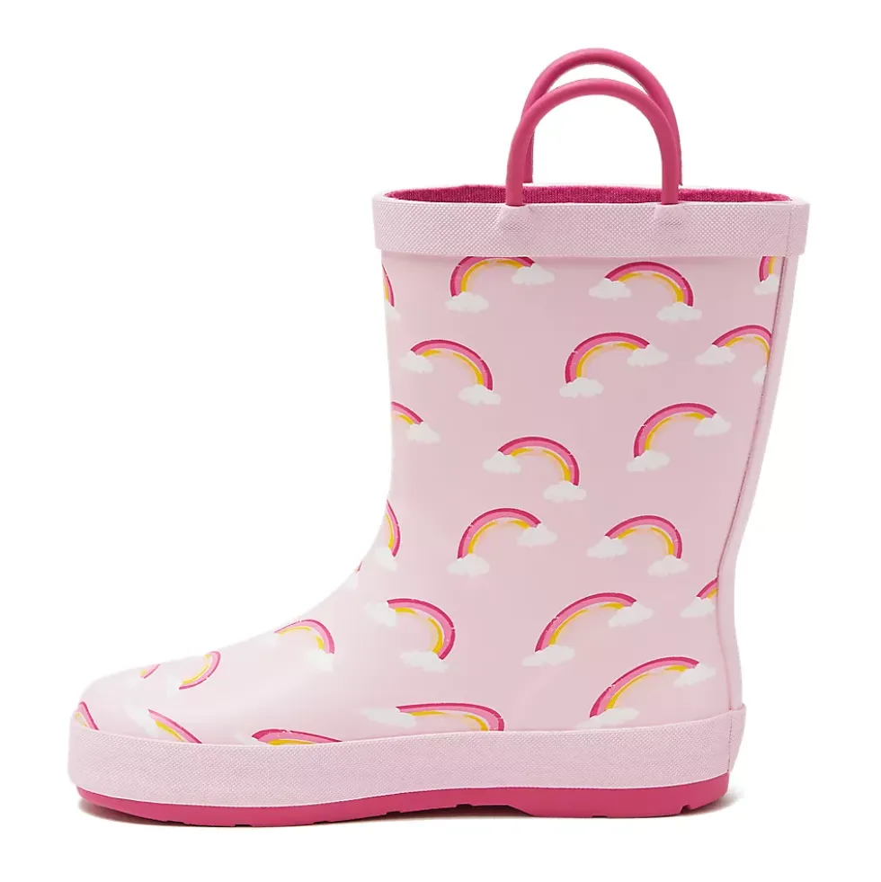 Kids Pull On Splash Rubber Rain Boots
