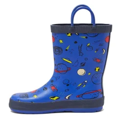 Kids Pull On Splash Rubber Rain Boots