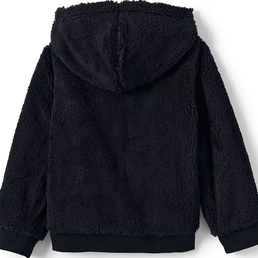 Kids Reversible Sherpa Fleece Hoodie