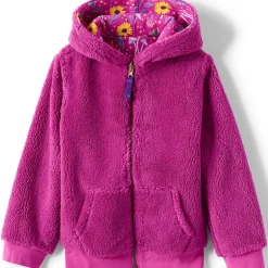 Kids Reversible Sherpa Fleece Hoodie