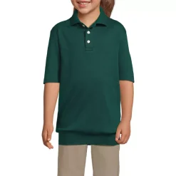 Kids Short Sleeve Banded Bottom Polo Shirt