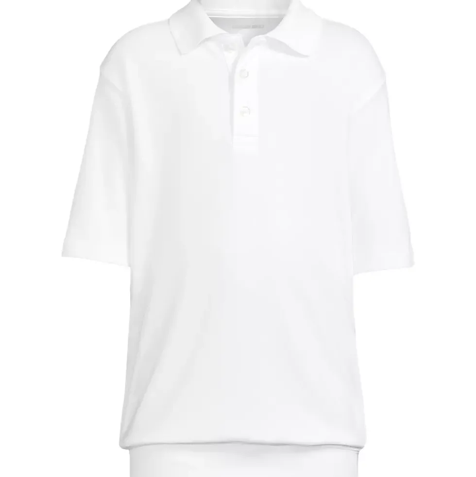 Kids Short Sleeve Banded Bottom Polo Shirt